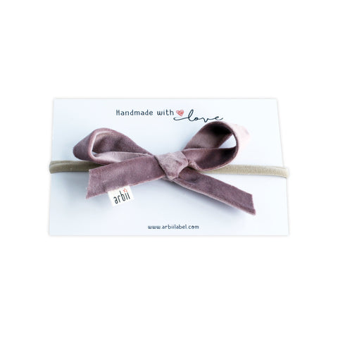 Arbii Soft Lilac Classic Velvet Baby Band