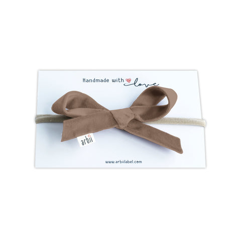 Arbii Sepia Classic Velvet Baby Band