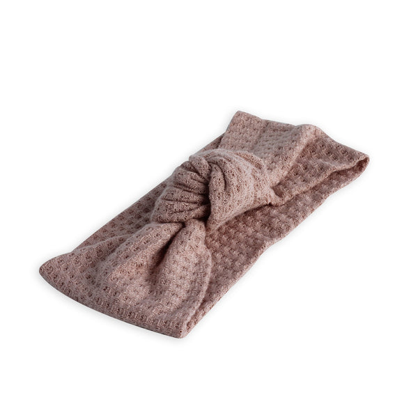 Arbii Petal Pink Sweater Knot Turban