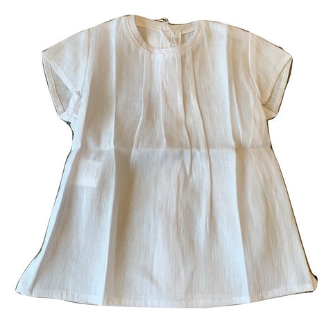 Pilar Batanero White Short Sleeve Shirt