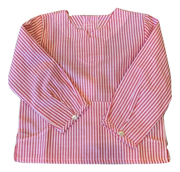 Pilar Batanero Red Stripe Tunic Shirt
