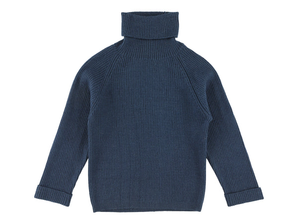 Morley Night Blue Flint Turtleneck Sweater