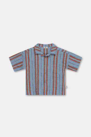 My Little Cozmo Kids James Embroidered Denim Shirt