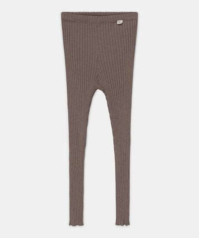 My Little Cozmo Kids Taupe Rib Jana Legging