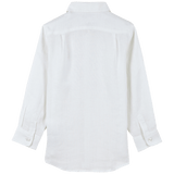 Vilebrequin Linen Boys Shirt Solid