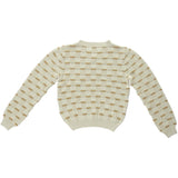 Bebe Organic Natural & Caramel Karl Pullover