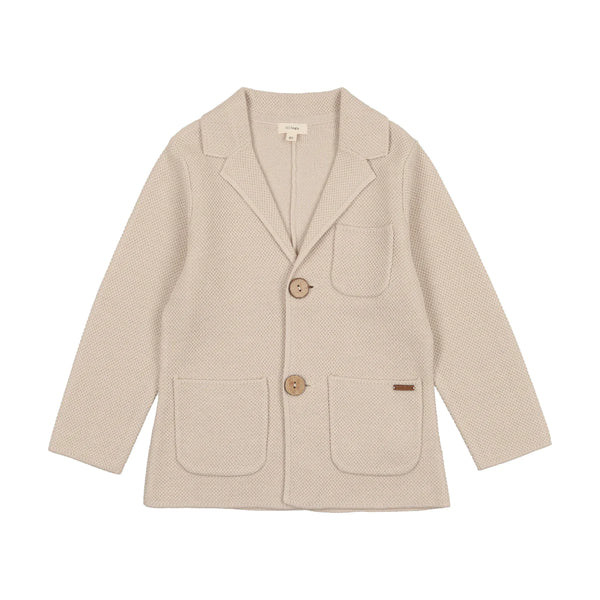 Lil Legs Oat Knit Blazer