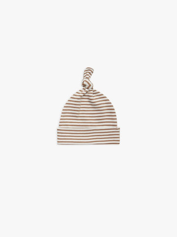 Quincy Mae Rust Stripe Baby Hat