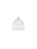 Quincy Mae Ivory Gold Stars Knotted Baby Hat