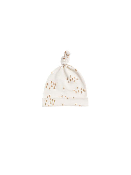 Quincy Mae Ivory Tree Baby Knotted Hat