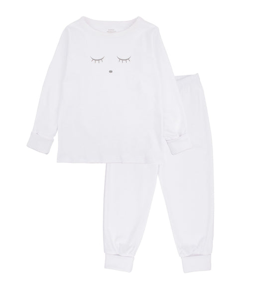 Livly Stockholm White Sleeping Cutie Pajama Set