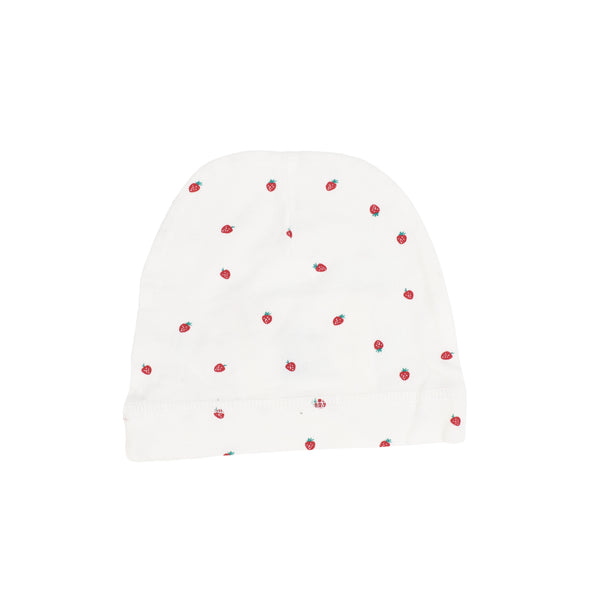 Lil Legs White Strawberry Beanie