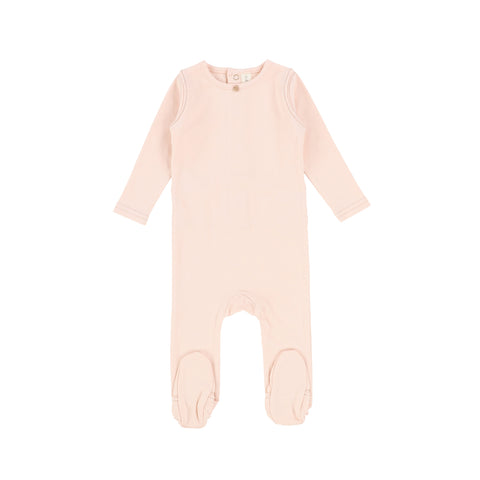 Lil Legs Shell Pink & Rose Gold Charm Footie