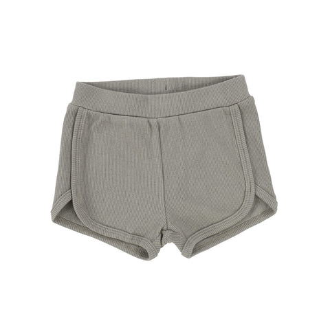 Lil Legs Moss Ribbed Track Shorts