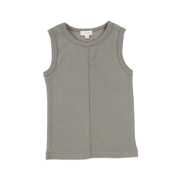 Lil Legs Moss Ribbed Stitch Tank