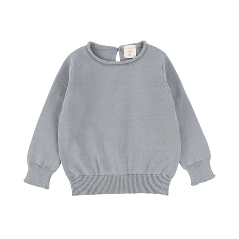 Lil Legs Sapphire Long Sleeve Knit Sweater