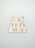 The New Society Baby Loretta Bucket Print Blouse + Bloomer Set