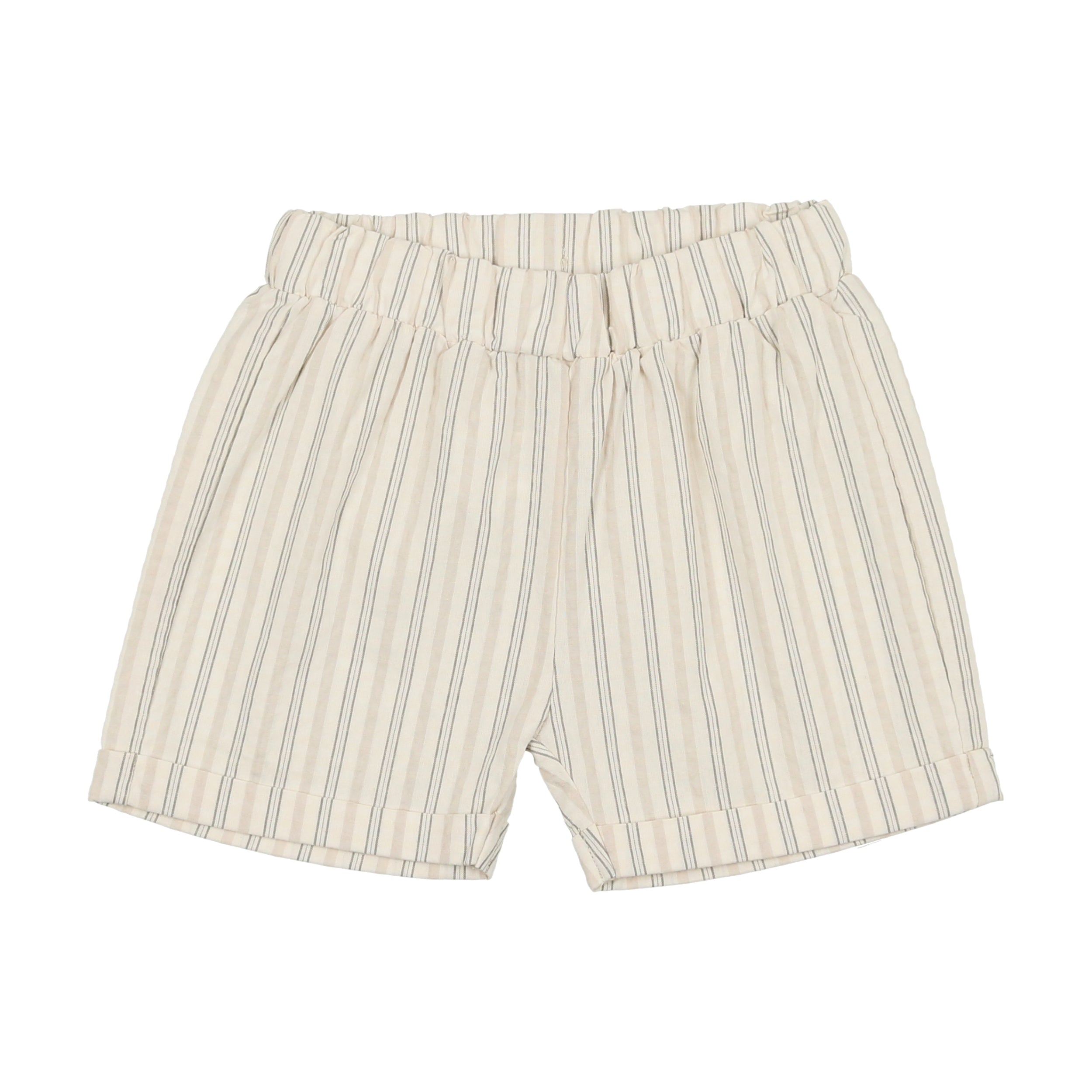 Lil Legs Multi Stripe Linen Pull On Shorts – Panda and Cub