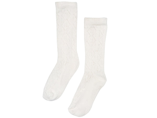 Bebe Organic White Louisa Socks