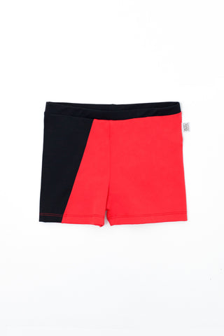 Motoreta Swimsuit Red & Black Boy's