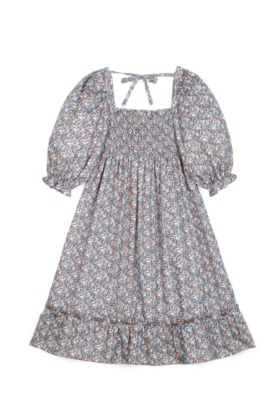 Mipounet Multicolor Popelin Smocked Dress