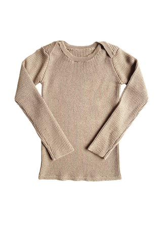 Mabli Vintage Cream Sylfaen Skinny Rib Top & Legging Set