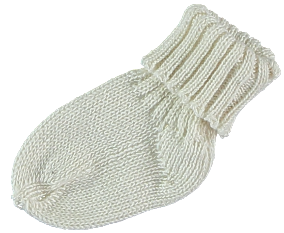 Pequeno Tocon Natural Knit Socks