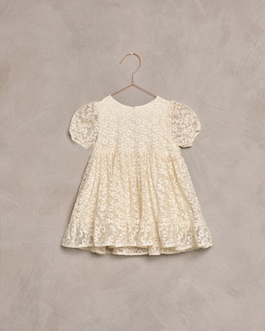 Noralee Natural Flower Embroidered Mesh Quinn Dress