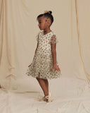 Noralee Natural Black Floral Dottie Dress