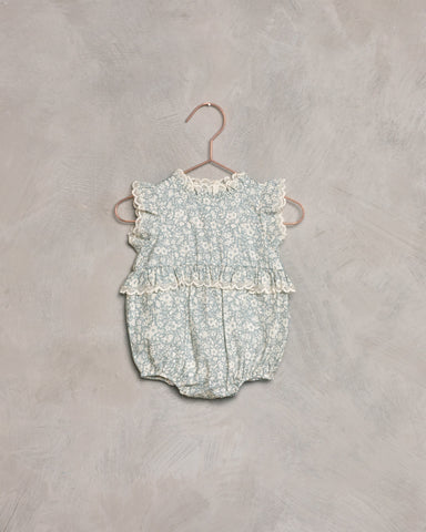 Noralee Blue Floret Alice Romper