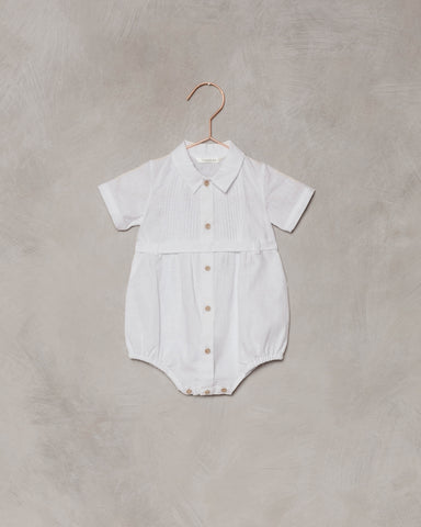 Noralee White Henry Romper