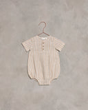 Noralee Ecru/Cafe Stripe Beau Romper