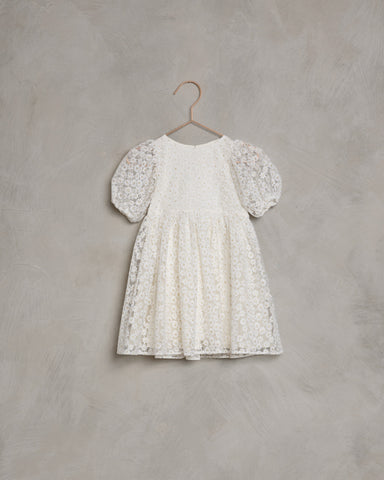 Noralee Ivory Embroidered Floral Dress