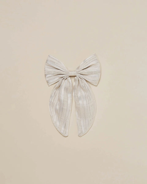 Noralee Dove Grey Oversized Bow