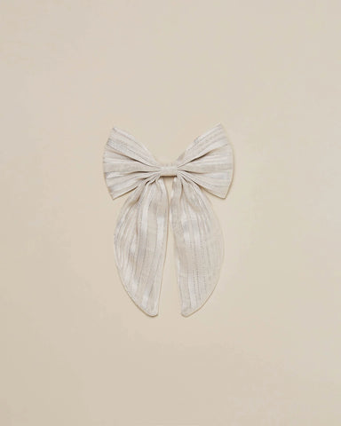 Noralee Dove Grey Oversized Bow