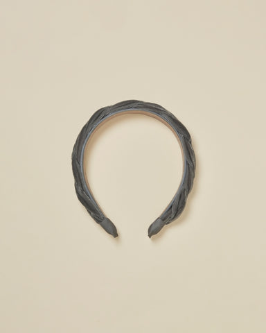 Noralee French Blue Velvet Braided Headband