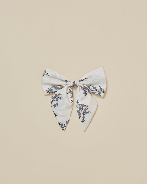 Noralee Ivory Blue Daphne Sailor Bow