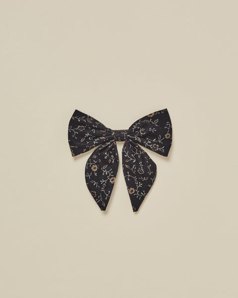 Noralee Dark Floral Sailor Bow