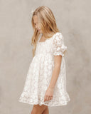 Noralee Ivory Embroidered Organza Quinn Dress