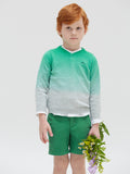 Nanos Green Dye V-Neck Sweater