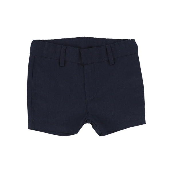 Lil Legs Navy Boys Dress Shorts