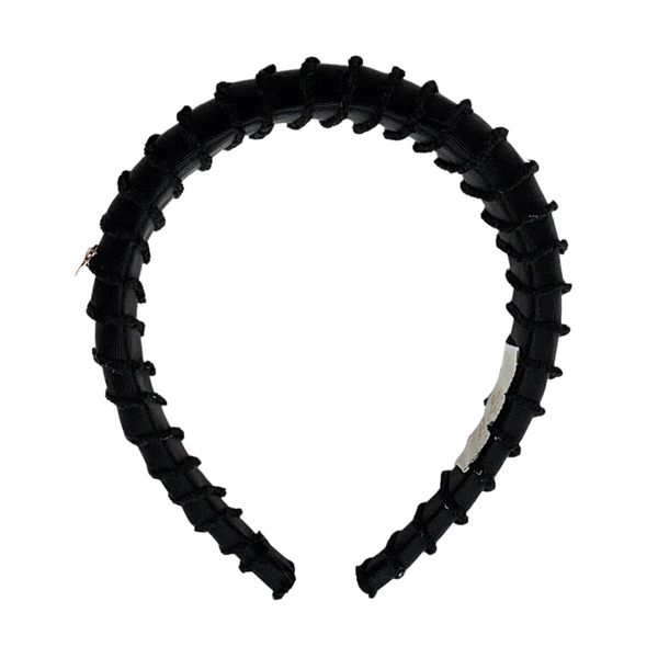 Halo Luxe Noa Fringe Headband Black
