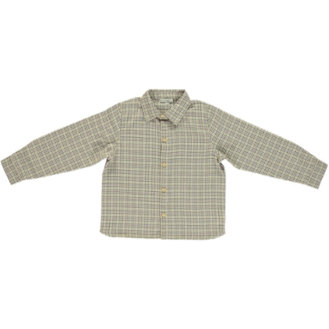 Bebe Organic Autumn Checks Otto Shirt