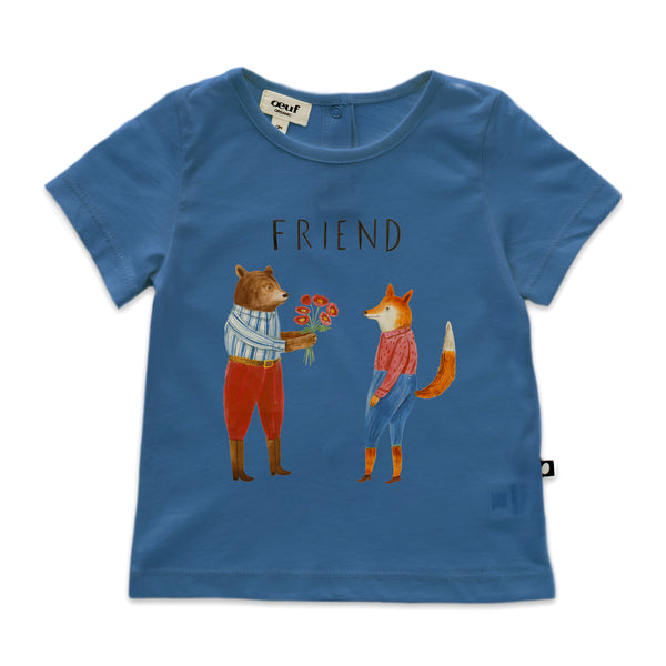 Oeuf Blue Friend T-Shirt