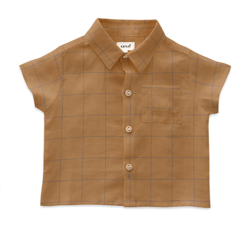 Oeuf Doe Check Button Down Shirt