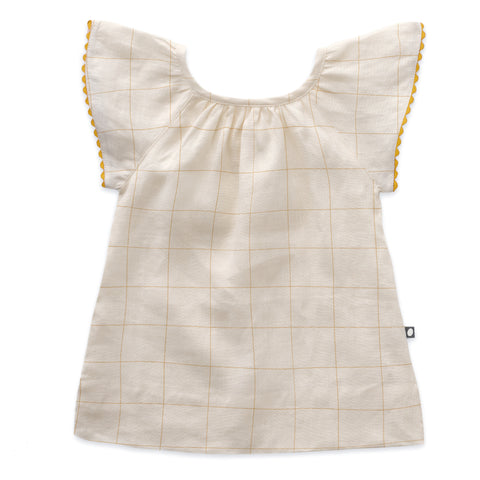 Oeuf Gardenia Check Ric Rac Dress