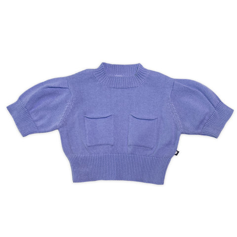 Oeuf Iris Pocket Sweater & 70's Shorts Set