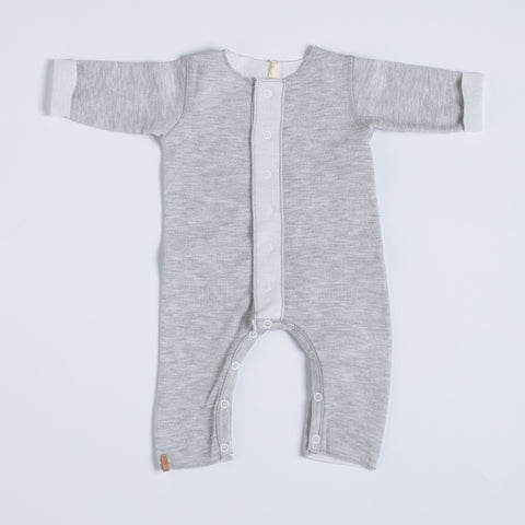 Nixnut Grey Double Reversible Onesie