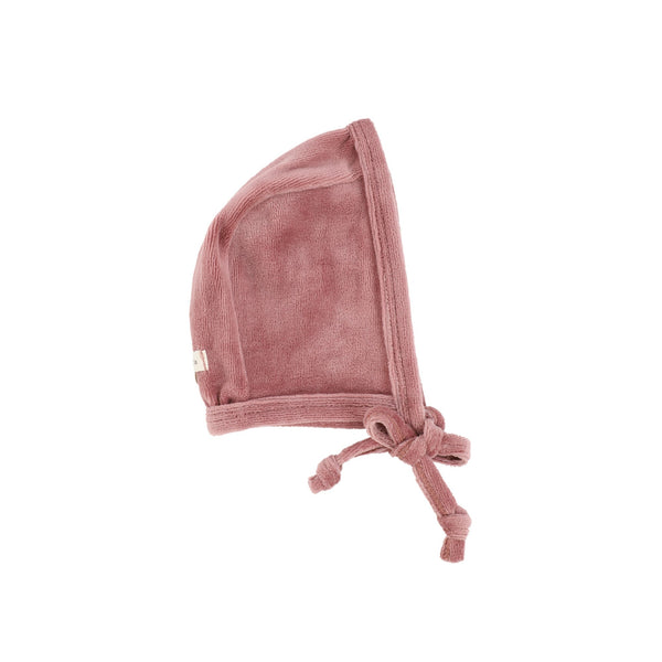 Lil Legs Pink Classic Velour Bonnet