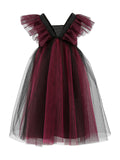 Philosophy Black & Fuchsia Khuni Tulle Dress